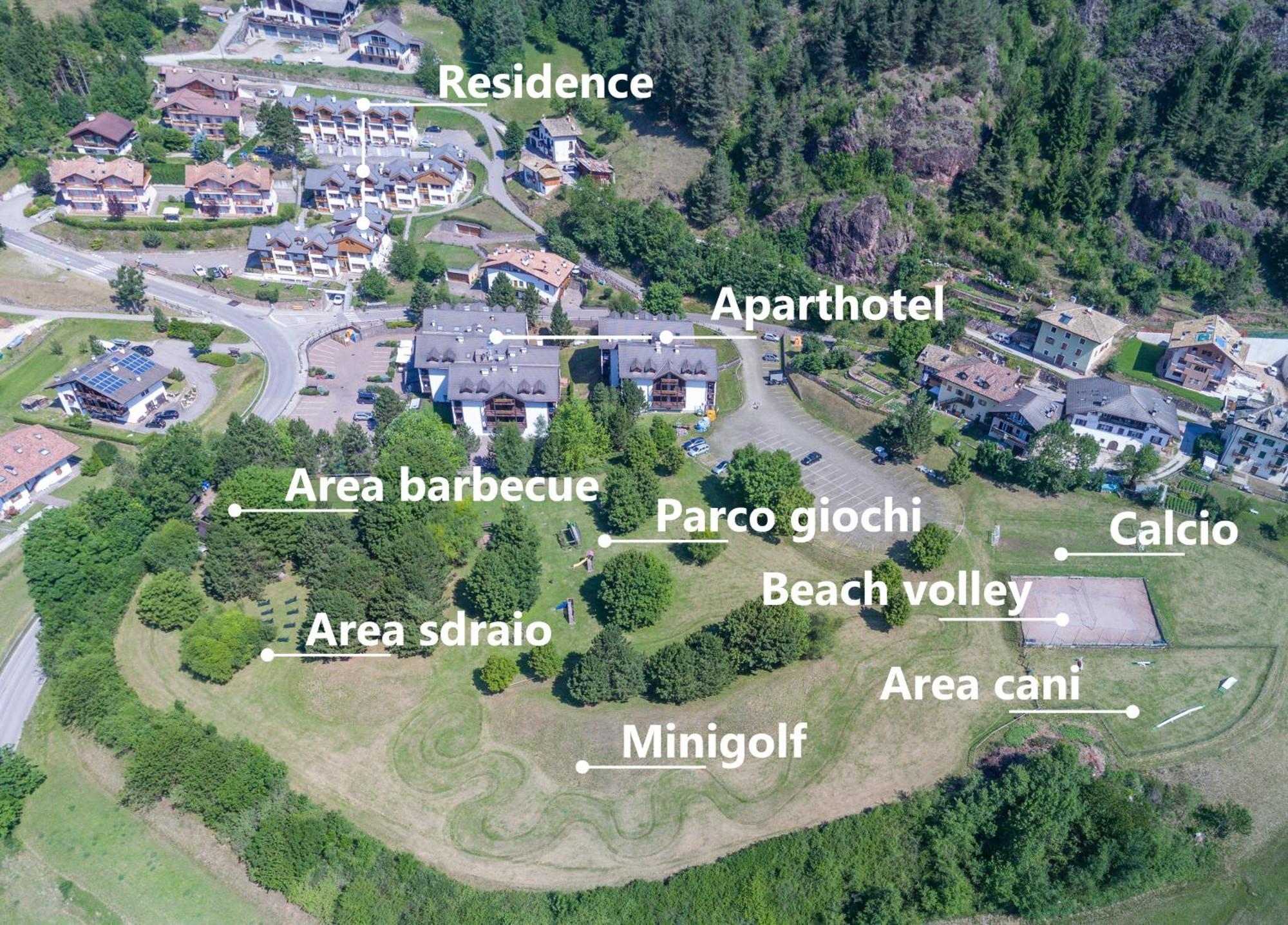 Aparthotel Des Alpes Cavalese Exterior foto